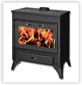 Wood stoves with boiler